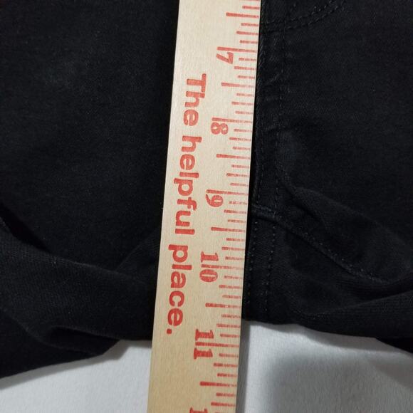 Apt 9 Jeans Womens Size 8P Black Tummy Control Capri Wash High Rise - Picture 7 of 9